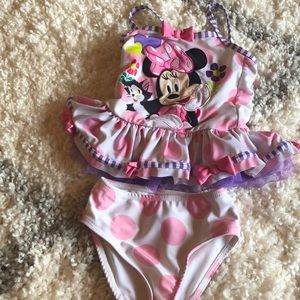 Minnie two piece swim suit size 2t